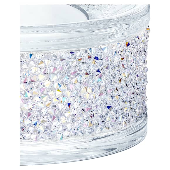 Shimmer tea light holder, Purple - Swarovski, 5428722