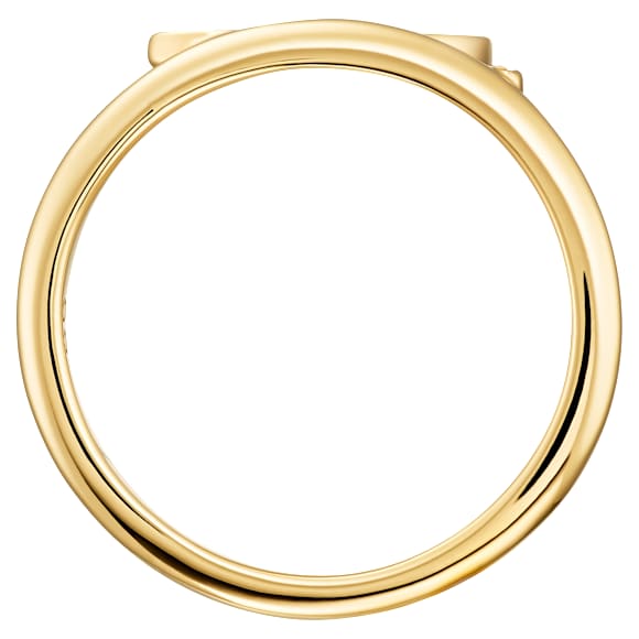 Looney Tunes Tweety Motif Ring, Yellow, Gold-tone plated - Swarovski, 5488600