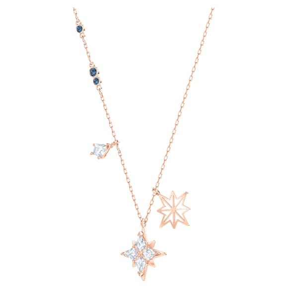 Pandantiv Symbolica, Stea, Alb, Finisaj din aur roz de 18k - Swarovski, 5494352