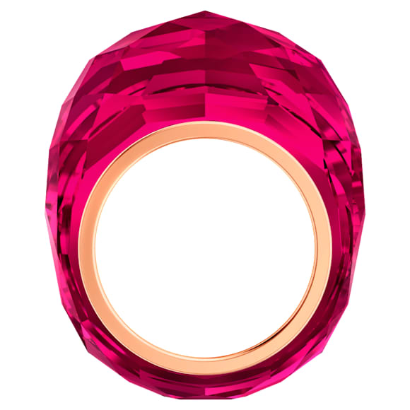Nirvana ring, Red, Rose gold-tone finish - Swarovski, 5508718