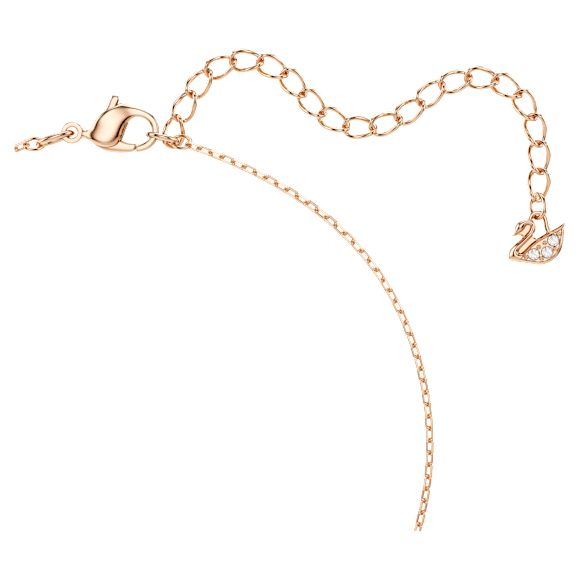 Una Halskette, Glücksklee, Rosa, Roségold-Legierungsschicht - Swarovski, 5514488