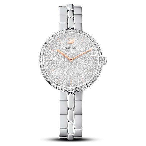 Orologio Cosmopolitan, Fabbricato in Svizzera, Bracciale di metallo, Tono argentato, Acciaio inossidabile - Swarovski, 5517807