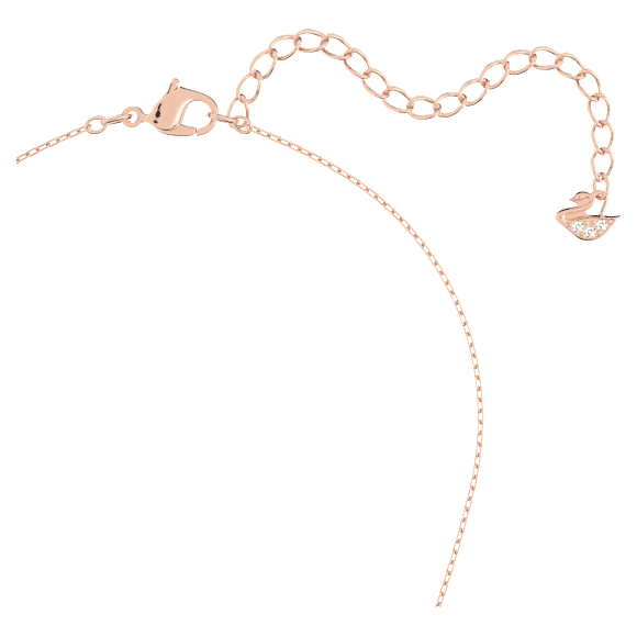 Swarovski Infinity 項鏈, 無限符號和心形, 白色, 多種金屬潤飾 - Swarovski, 5518865