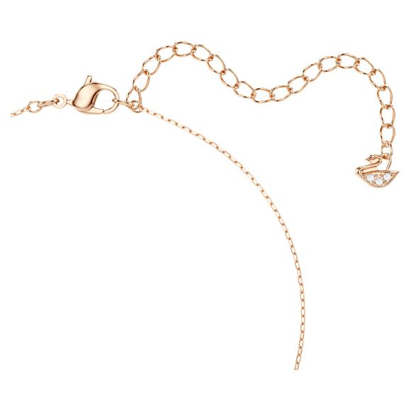 Collier Swarovski Infinity, Infini et cœur, Blanc, Finition mix de métal - Swarovski, 5518865