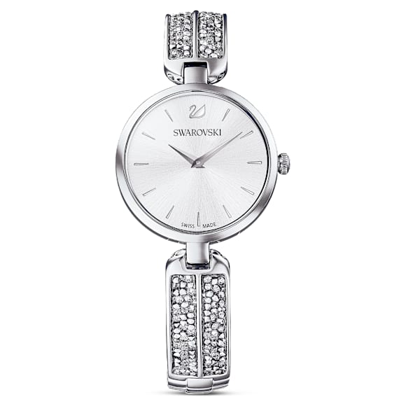 Dream Rock 腕表, 瑞士制造, 金属手链, 银色, 不锈钢 - Swarovski, 5519309