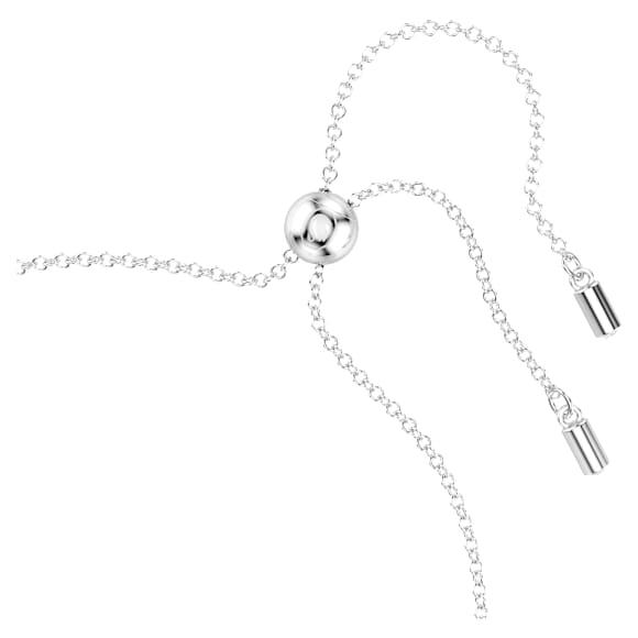 Swarovski Infinity 手链, 无限和心, 白色, 镀铑 - Swarovski, 5524421