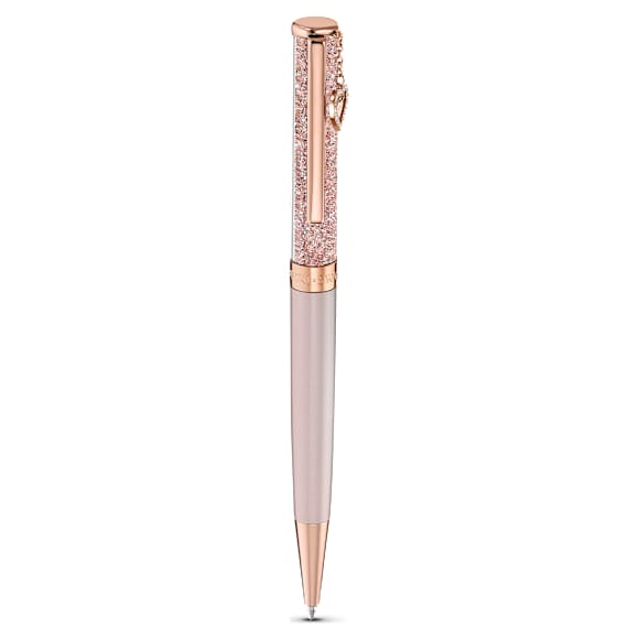 Crystalline Kugelschreiber, Herz, Roséfarben, Rosa lackiert, Roségold-Legierungsschicht - Swarovski, 5527536