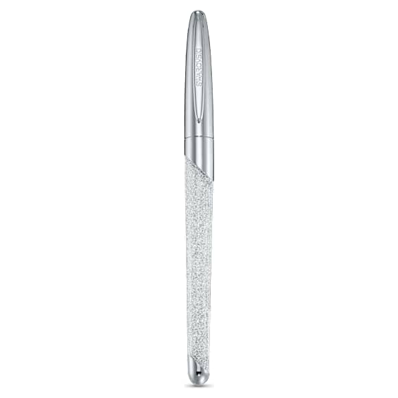 Crystalline Nova rollerball pen, Silver Tone, Chrome plated - Swarovski, 5534320