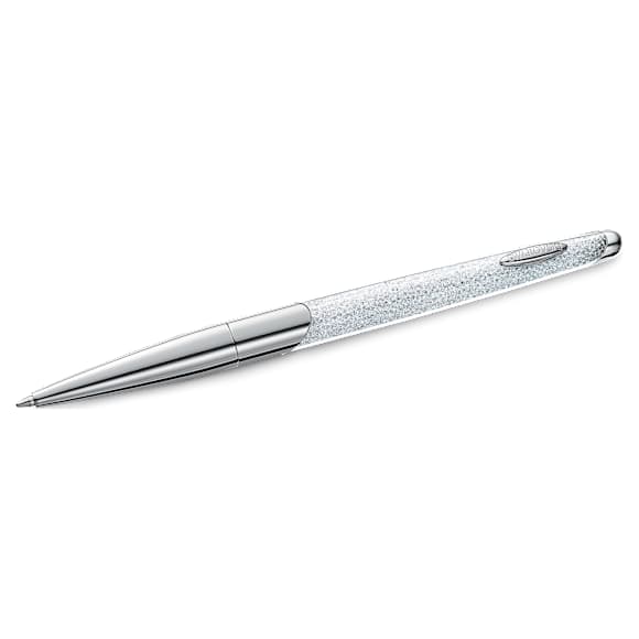 Crystalline Nova ballpoint pen, Silver tone, Chrome plated - Swarovski, 5534324