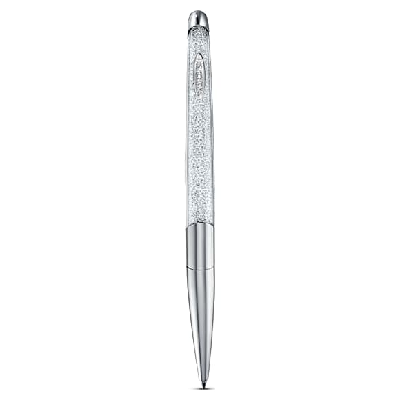 Crystalline Nova ballpoint pen, Silver tone, Chrome plated - Swarovski, 5534324