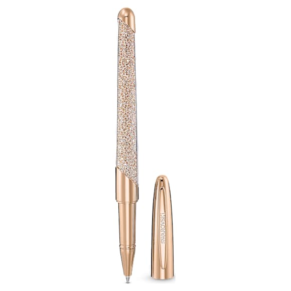 Crystalline Nova rollerball pen, Rose gold tone, Rose gold-tone plated - Swarovski, 5534325
