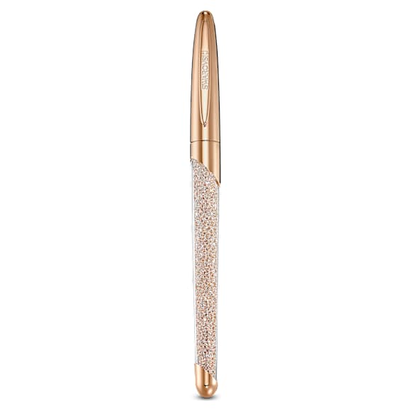 Crystalline Nova rollerball pen, Rose gold tone, Rose gold-tone plated - Swarovski, 5534325