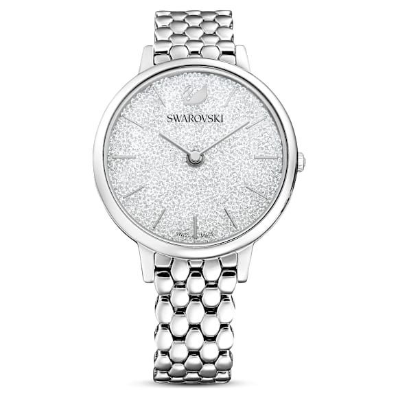 Crystalline Joy 워치, 스위스 메이드, 메탈 브레이슬릿, 실버 톤, 스테인리스 스틸 - Swarovski, 5563711