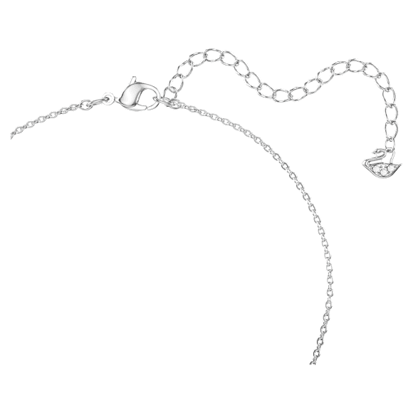 Una Angelic 鏈墜, 圓形切割, 白色, 鍍白金色 - Swarovski, 5567931