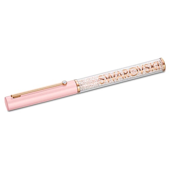 Crystalline Gloss balpen, Roze, Roze gelakt, roségoudkleurige toplaag - Swarovski, 5568756