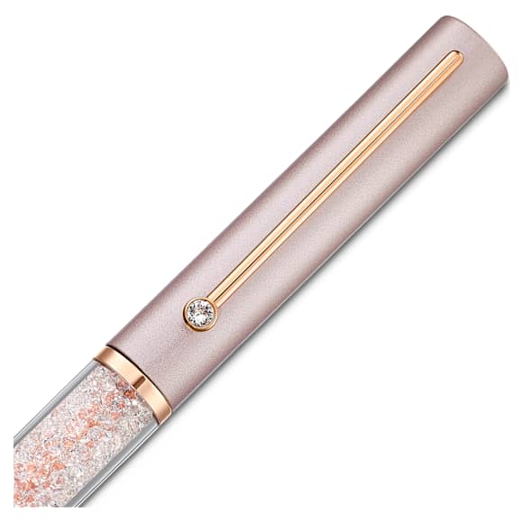 Crystalline Gloss 圓珠筆, 玫瑰金色調, 粉紅色漆面,鍍玫瑰金色調 - Swarovski, 5568759