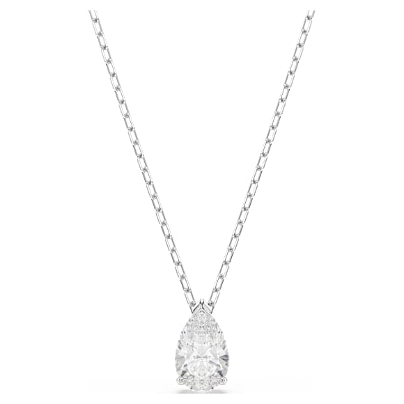 《あい》NYホワイト×オーロラスワロフスキー Stilla Attract セット, ペアカット, ホワイト, ロジウム・プレー