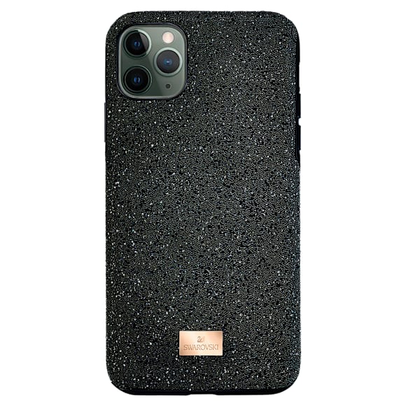 High smartphone case, iPhone® 12 mini, Black - Swarovski, 5574040