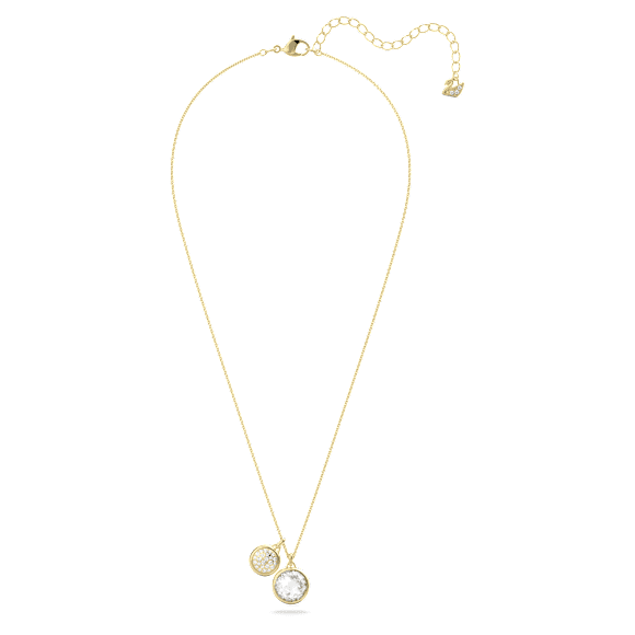 Tahlia Kolye, Beyaz, Altın rengi kaplama - Swarovski, 5580298