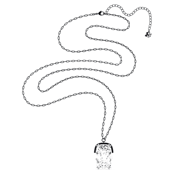 จี้สร้อยคอ Harmonia, คริสตัลขนาดใหญ่, ขาว, เคลือบโลหะหลากชนิด - Swarovski, 5600042