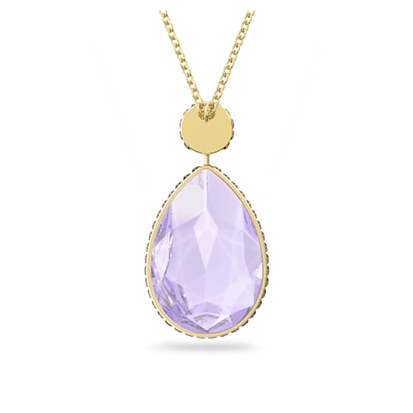 Chroma ネックレス, ドロップカット, マルチカラー, ゴールドトーン・プレーティング - Swarovski, 5600517