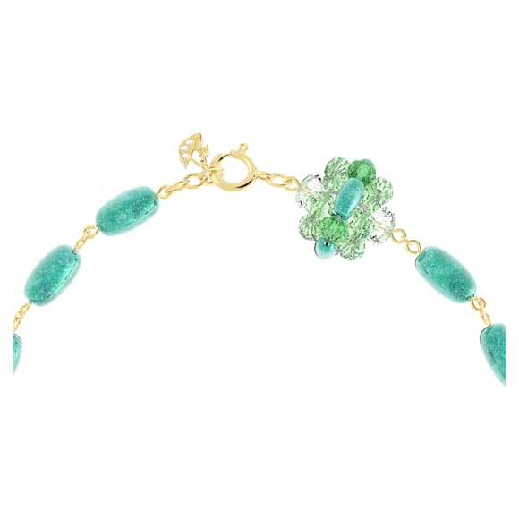 Somnia 项链, 大码, 绿色, 镀金色调 - Swarovski, 5601906