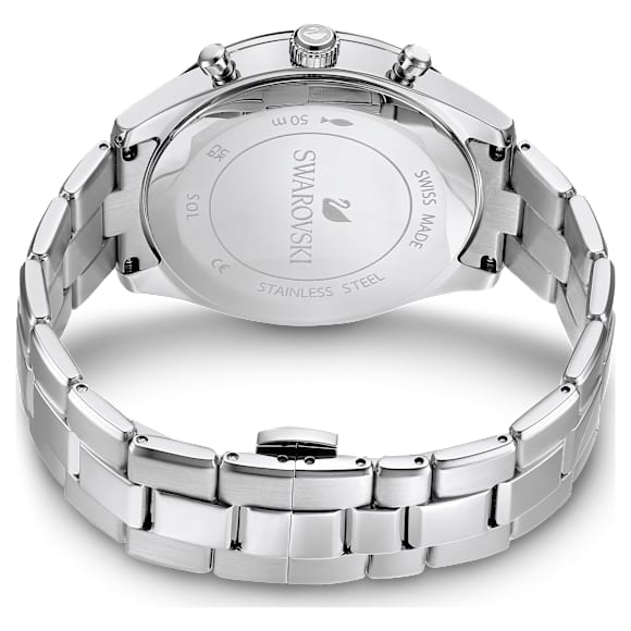 Montre Octea Lux Sport, Fabriqué en Suisse, Bracelet en métal, Bleues, Acier inoxydable - Swarovski, 5610481