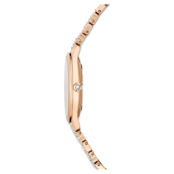 Attract Uhr, Schweizer Produktion, Pavé, Metallarmband, Roséfarben, Roségoldfarbenes Finish - Swarovski, 5610487