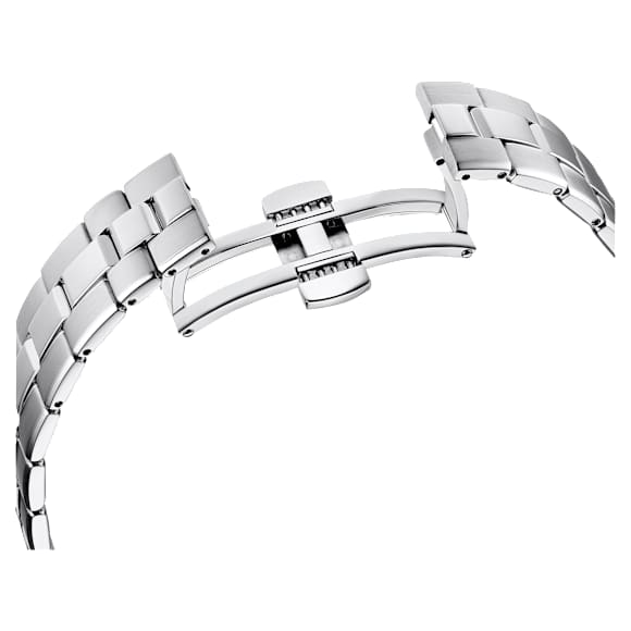 Octea Lux Sport watch, Swiss Made, Metal bracelet, Silver tone, Stainless steel - Swarovski, 5610494