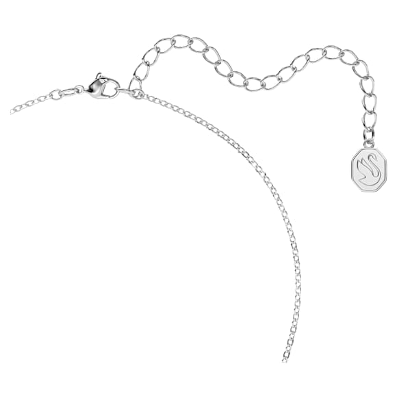 Collier Millenia, Taille octogonale, Bleu, Métal rhodié - Swarovski, 5614926