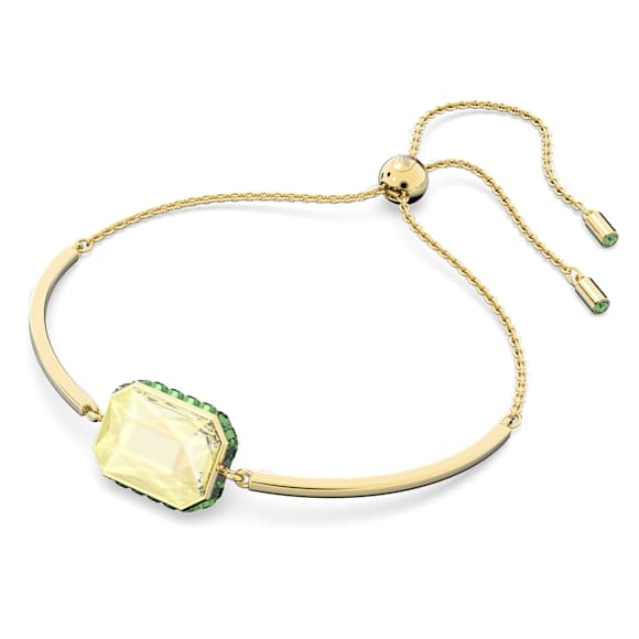 Chroma 手链, 八角形切割, 流光溢彩, 镀金色调 - Swarovski, 5616643