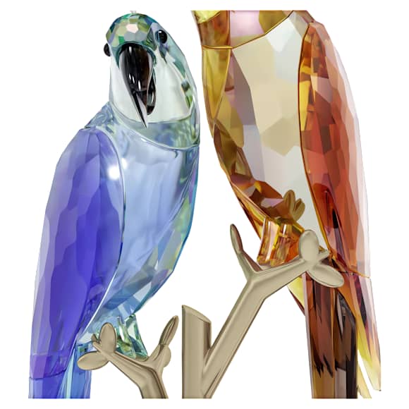 Jungle Beats Coppia di Pappagalli Bell & Brio - Swarovski, 5619218