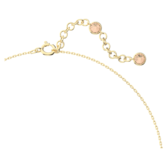 สร้อยคอ Chroma, เจียระไนทรงหยดน้ำ, ขนาดเล็ก, หลากสี, เคลือบโทนสีทอง - Swarovski, 5619786