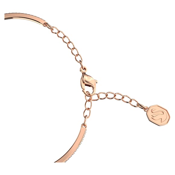 Una 뱅글, 라운드 컷, 퍼플, 18K 로즈 골드 피니시 - Swarovski, 5620554