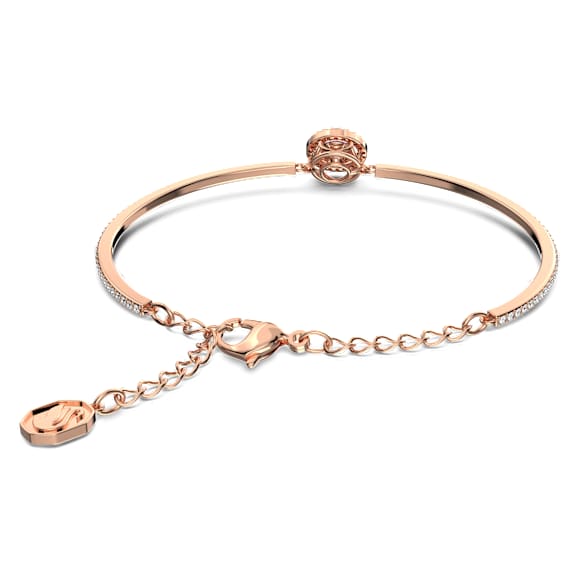 Una bangle, Round cut, Purple, Rose gold-tone plated - Swarovski, 5620554