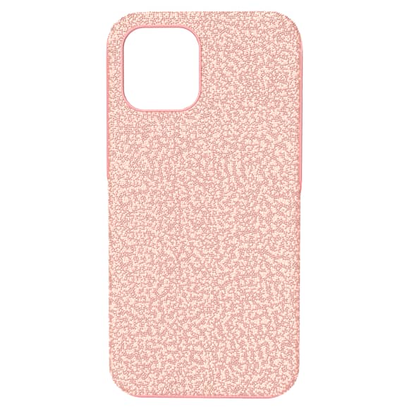 High smartphone case, iPhone® 12 Pro Max, Pale pink - Swarovski, 5622304