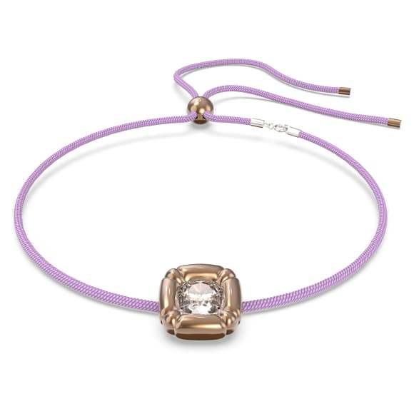 Dulcis necklace, Cushion cut, Rose gold tone - Swarovski, 5622377