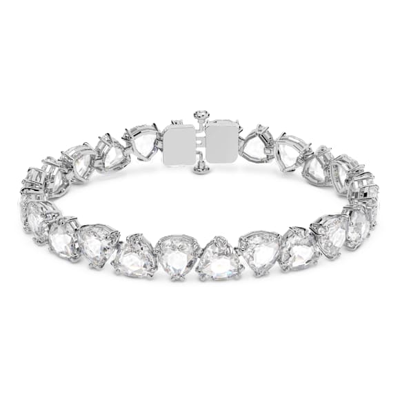 Millenia 手链, 三菱形切割, 白色, 镀铑 - Swarovski, 5622451