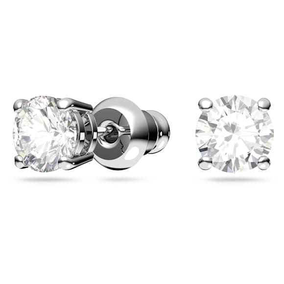 Stella 套裝, 混合式切割, 星星, 白色, 鍍白金色 - Swarovski, 5622729