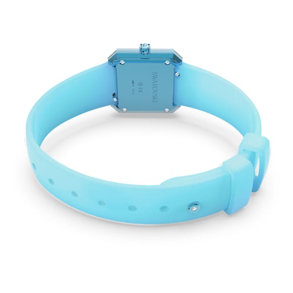 Montre, Bracelet en silicone, Bleues - Swarovski, 5624385