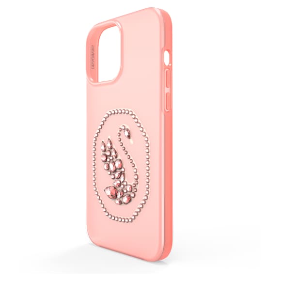 Θήκη κινητού, Κύκνος, iPhone® 13 Pro Max, Ροζ ανοικτό - Swarovski, 5625640
