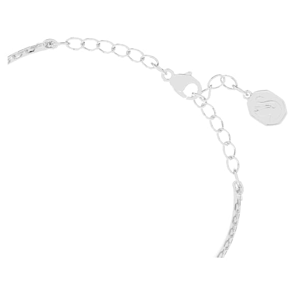 Bracelet-jonc Signum, Cygne, Bleu, Métal rhodié - Swarovski, 5628552