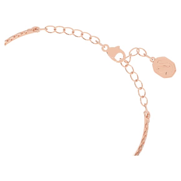 Signum 手镯, 天鹅, 白色, 镀玫瑰金色调 - Swarovski, 5628568