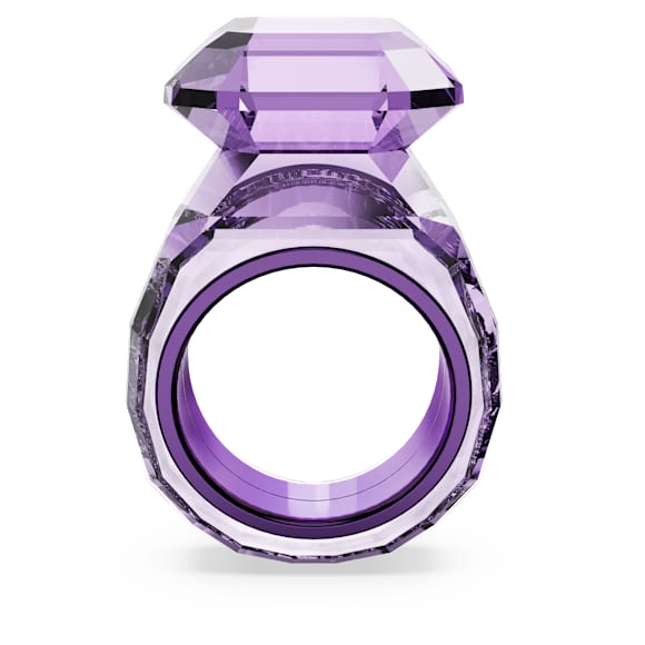 Lucent 个性戒指, 八角形切割, 紫色 - Swarovski, 5629244