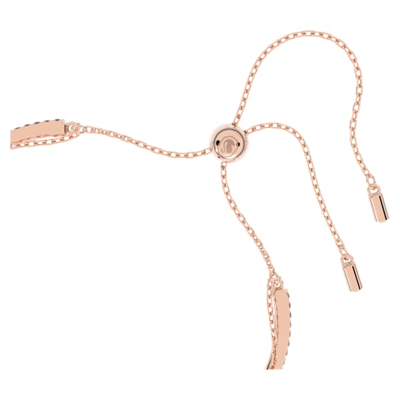 Gema 520 bangle, Candy, Pink, Rose gold-tone plated - Swarovski, 5630873