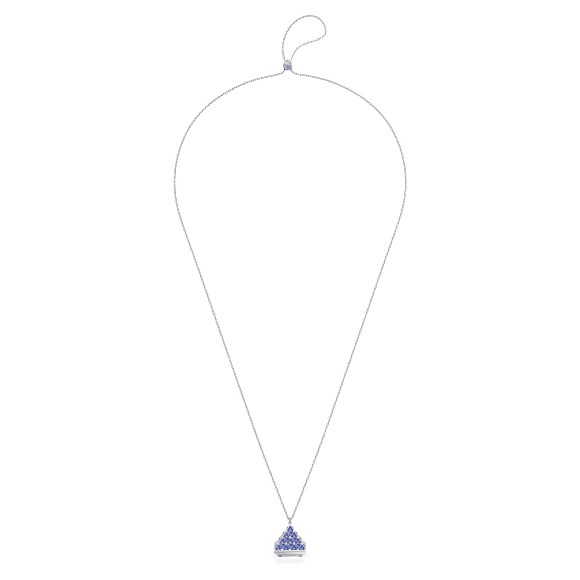 Montre pendentif, Taille Triangle, Bleue, Acier inoxydable - Swarovski, 5631158