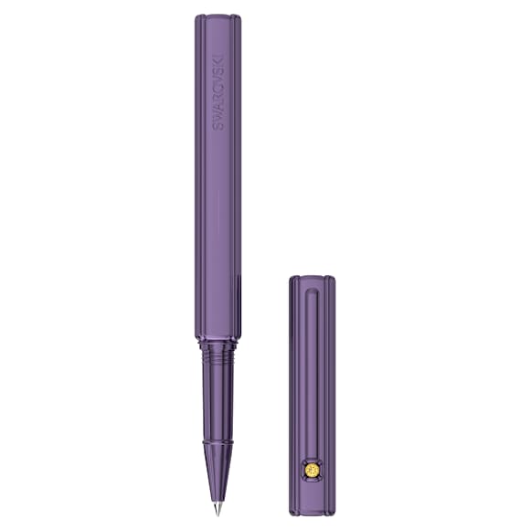 Rollerball Pen, 枕形切割, 紫色 - Swarovski, 5631197