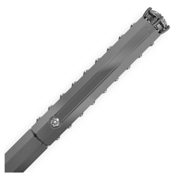 Ballpoint pen, Classic, Black, Black lacquered - Swarovski, 5631209