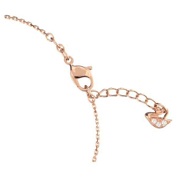 Only Armband, Weiß, Roségold-Legierungsschicht - Swarovski, 5632063