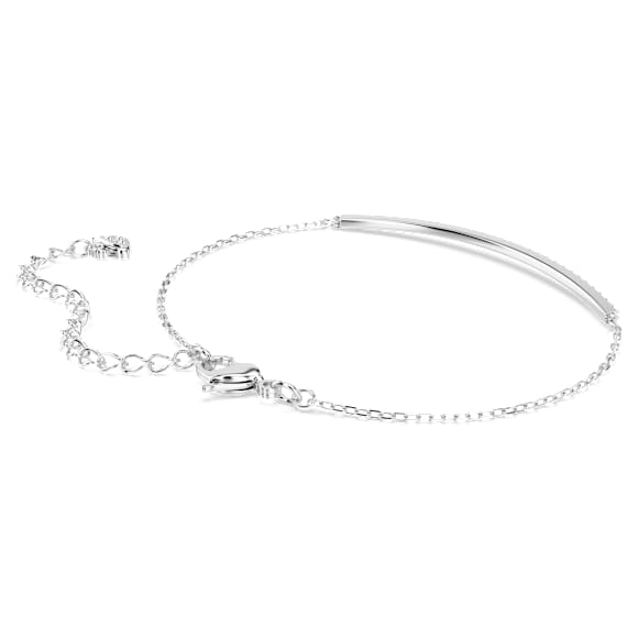 Only Armband, Weiß, Rhodiniert - Swarovski, 5632066